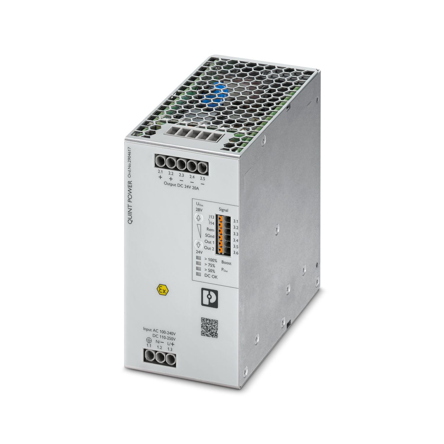 QUINT4-PS/1AC/24DC/20/+ - Power supply - 2904617 | Phoenix QUINT4-PS/1AC/24DC/20/+ - Power supply - 2904617 | Phoenix
