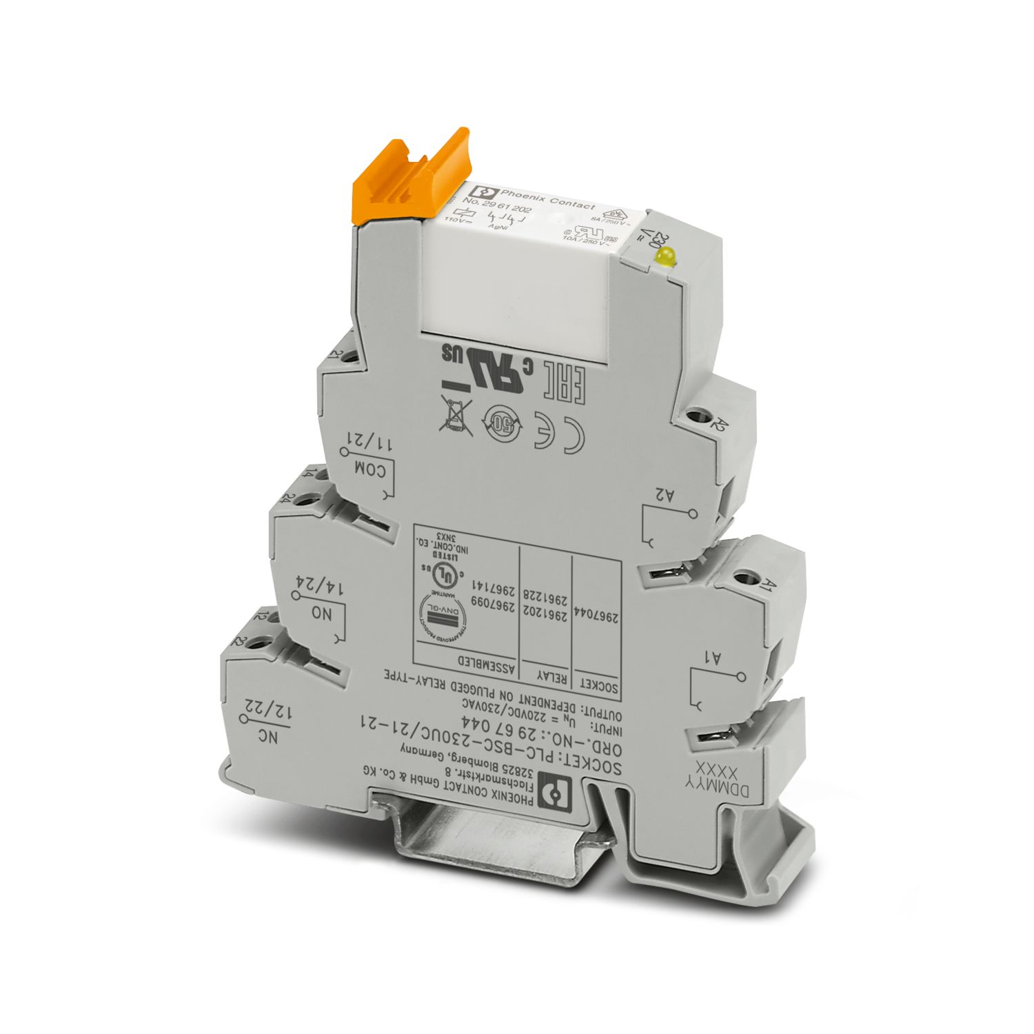 Ürün resmi Röle modülü PLC-RSC-230UC/21-21