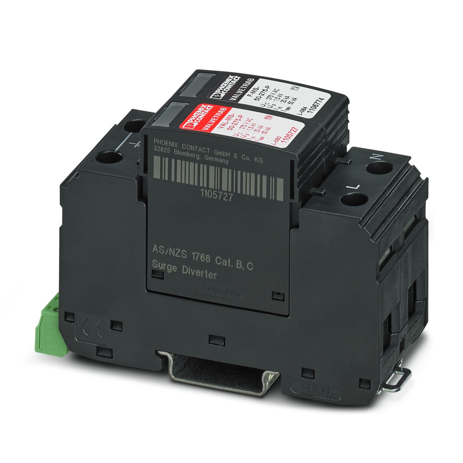 VAL-MS-50-275-P - Type 2 surge protection plug - 1105727 | Phoenix