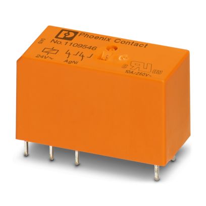 REL-MR-BL- 24AC/21-21 - Single relay - 1109546 | Phoenix Contact