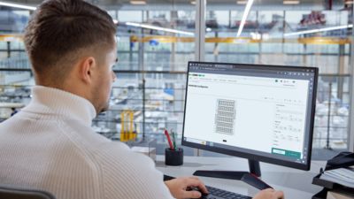 MARKING&nbsp;Configurator open on a PC monitor