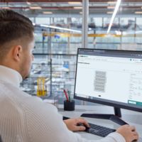 MARKING&nbsp;Configurator aperto sul monitor del PC
