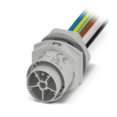 IPD W 5P2,5 M 0,5 M25 GY - Panel feed-through (1088704)