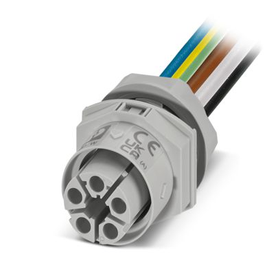 IPD W 5P2,5 F 0,5 M25 GY - Panel feed-through (1088705)