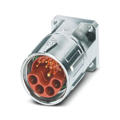 SH-8EPS48AY000S - Gerätesteckverbinder Vorderwand mit Rändelmutter