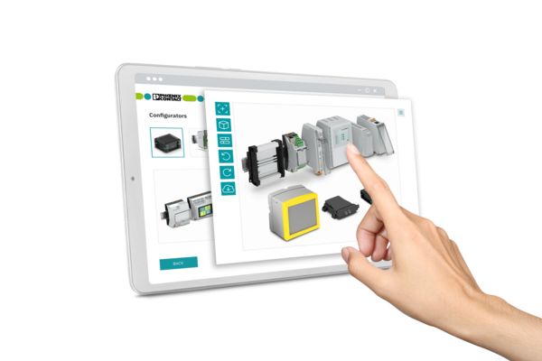 Configuratore per custodie per guide DIN e custodie da campo