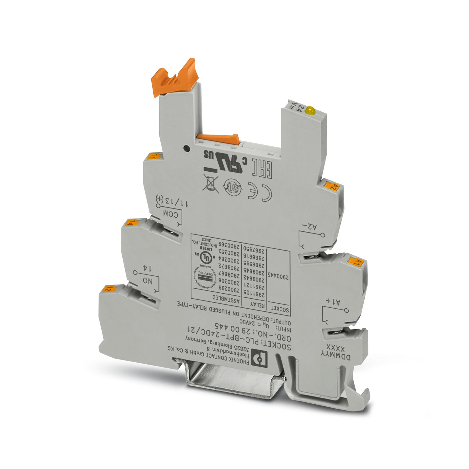 PLC-BPT- 24DC/21 - リレーソケット - 2900445 | Phoenix Contact PLC-BPT- 24DC/21 - リレーソケット - 2900445 | Phoenix Contact
