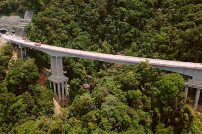 Rodovia dos Tamoios高速公路的隧道建设工程