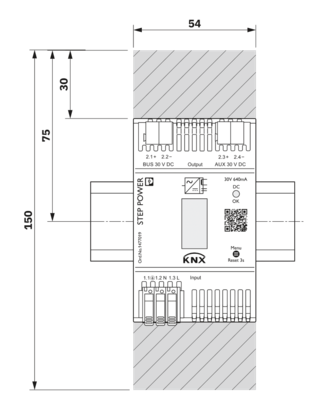 总线电源-STEP3-PS/1AC/KNX/640/LPT