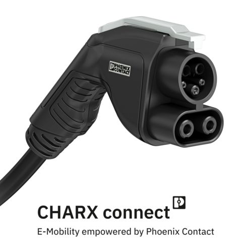 Compact CCS type 1 charging cables for charging powers up to 125 kW