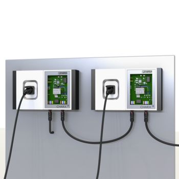 Power connection of a home charger with the PRC
