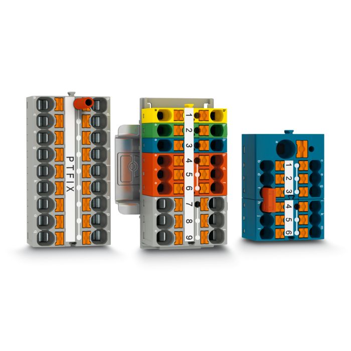 Ready-to-connect distribution blocks with Push-in connection