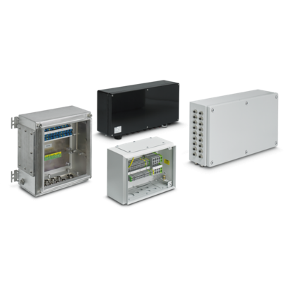 Junction boxes and empty enclosures