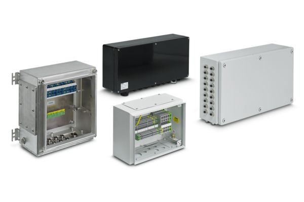 Cajas ensambladas y cajas vacias