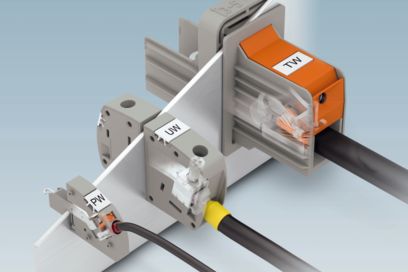 Panel feed-through terminal blocks