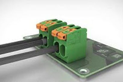 Lever-actuated PCB terminal blocks