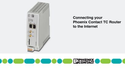 Connecting your Phoenix Contact TC Router to the Internet