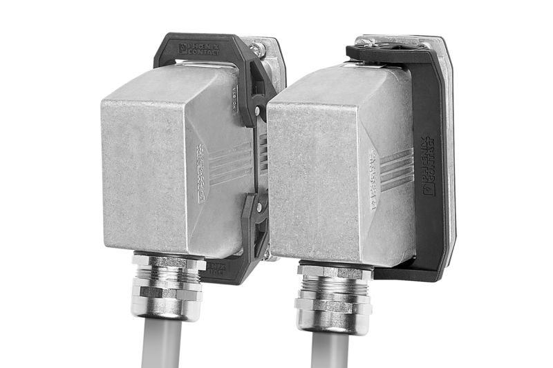 Connecteurs industriels avec verrouillage à étrier