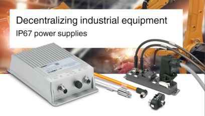 Phoenix Contact’s IP67 portfolio provides power where you want and need it