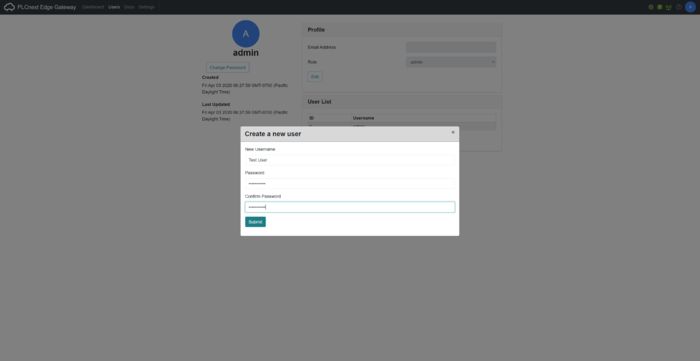 Creating Users