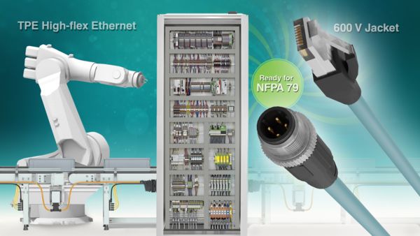 High-flex Ethernet cordsets