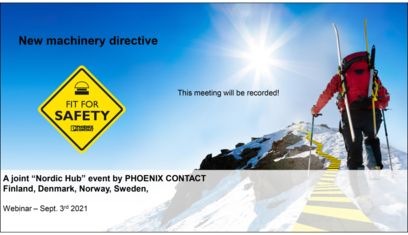 Safety webinar