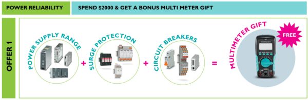 Spend $2000 & get a bonus multi meter gift