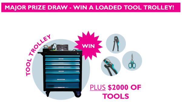 Win a loaded tool trolley!