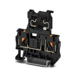 Lever-type fuse terminal blocks