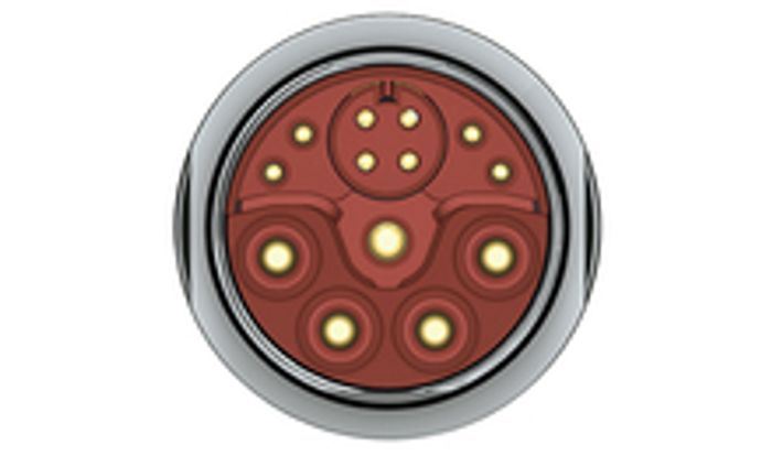 M23 hybrid circular connectors