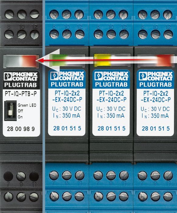 PLUGTRAB PT-IQ: intelligent surge protection with system