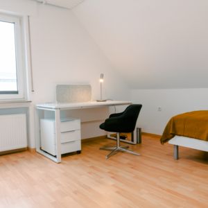 Gästehaus Flachsmarktstr. 44 Einblick Schlafzimmer