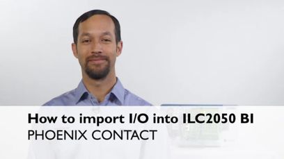 Import I/O into Phoenix Contact Niagara Controller