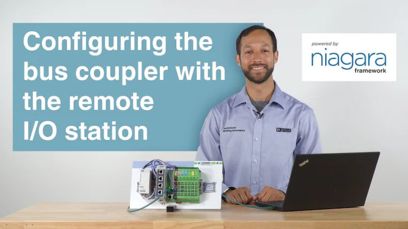 Setting up the Phoenix Contact Ethernet Modbus remote I/O bus coupler
