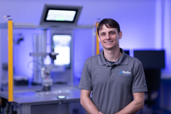 Figure 1: Robert Barnard, applications engineer at BlueBay Automation