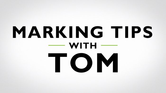 Marking Tips with Tom YouTube thumbnail