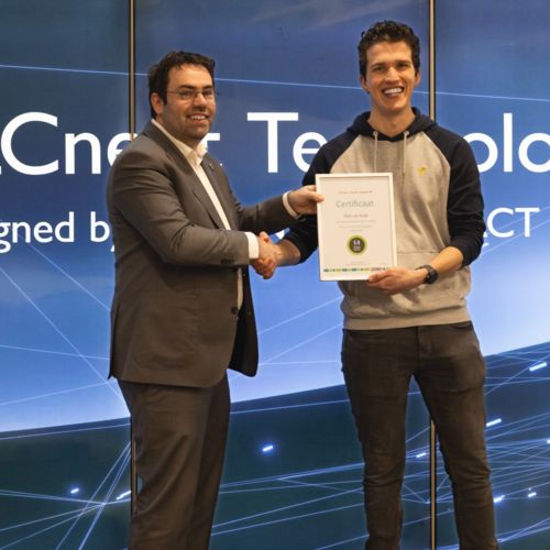 PLCnext Certified Engineer certificaat uitgereikt aan Nick van Kuijk / Batenburg IAS