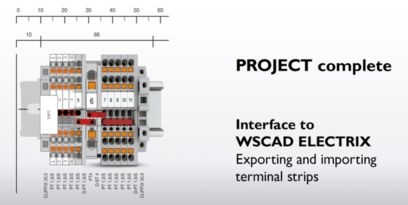 PROJECT complete - Interface to WSCAD ELECTRIX