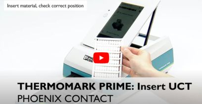 THERMOMARK PRIME – Umieszczanie materiału UCT