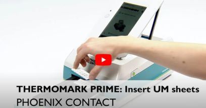 THERMOMARK PRIME – Umieszczanie materiału UM