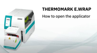 THERMOMARK E. WRAP - Otwieranie aplikatora