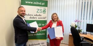Nawiązanie współpracy w zakresie kształcenia z Zespołem Szkół nr 1 w Nowej Dębie