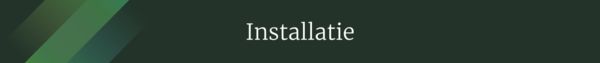 FAQ Installatie