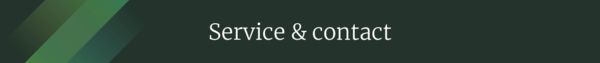 FAQ Service & Contact