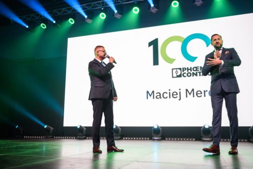 Maciej Merek prezentacja podczas gali 100-lecia