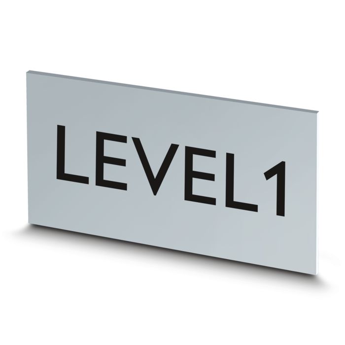 Magnetisch bordje "Level 1"