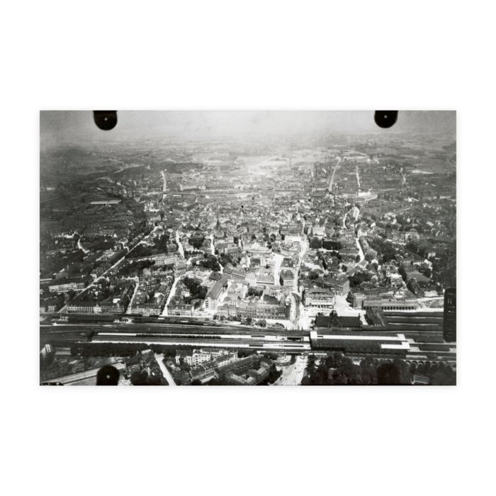 Vue aérienne d'Essen dans les années 1920