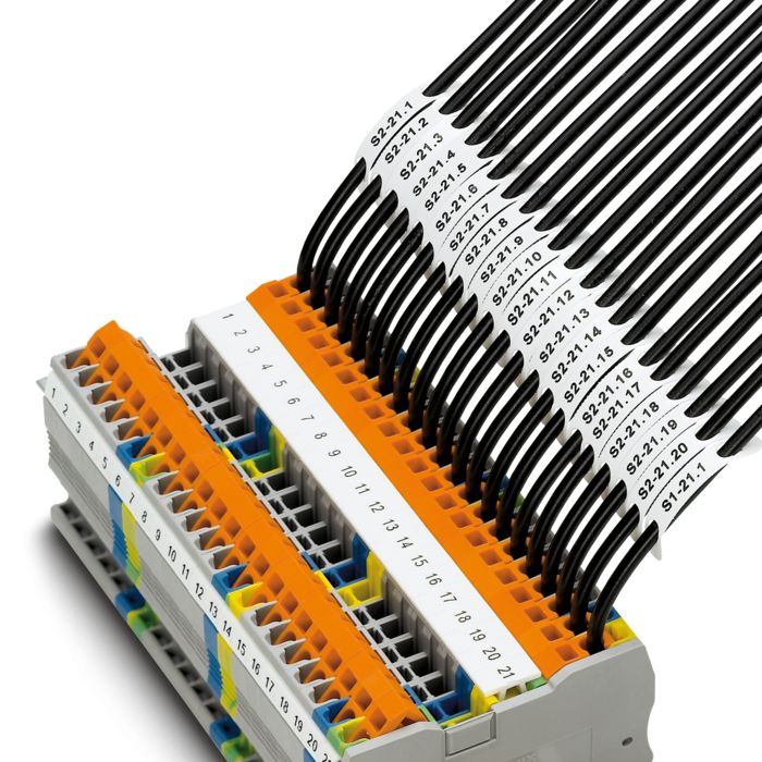 Identification de câble à enfiler 