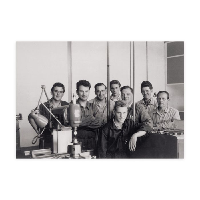 Apprentis de la société d'électricité Phönix en 1957
