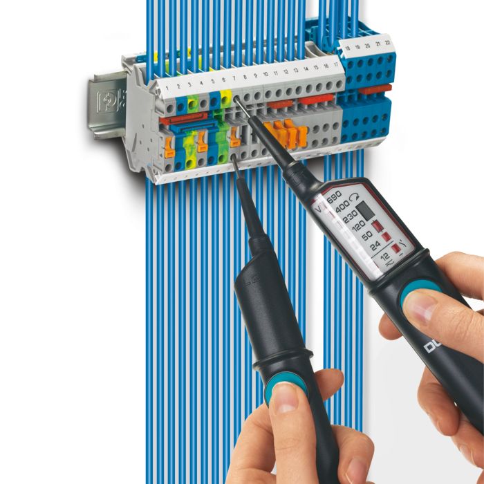 Testing tool in use